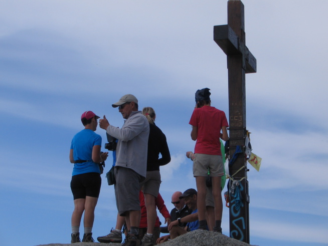 La croix au sommet de l'Incudine La croix au sommet de l'Incudine