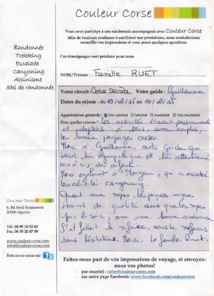 la Corse secrète -du 16 au 22 Août 2015 la Corse secrète -du 16 au 22 Août 2015