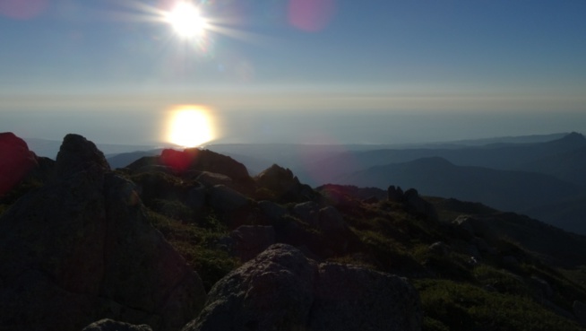 Gr20 sud, Lever de soleil Gr20 sud, Lever de soleil